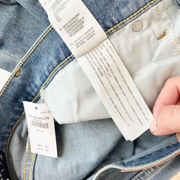 NEW Hollister Epic Flex Skinny Jeans Light Wash Denim - Men's Size 30x32 - Picture 4 of 7